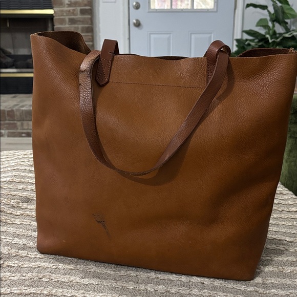 Madewell The Transport 
 Tan Leather Tote Bag - Picture 2 of 16
